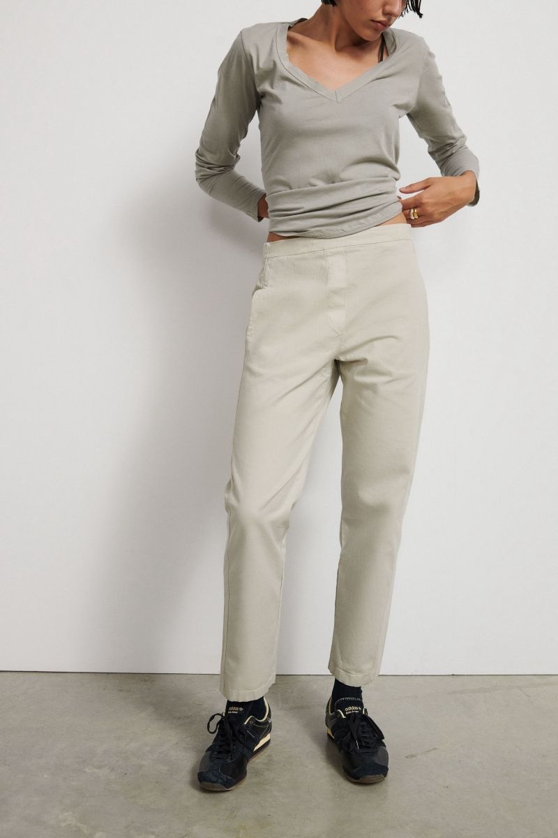 Cotton 'casual' pants