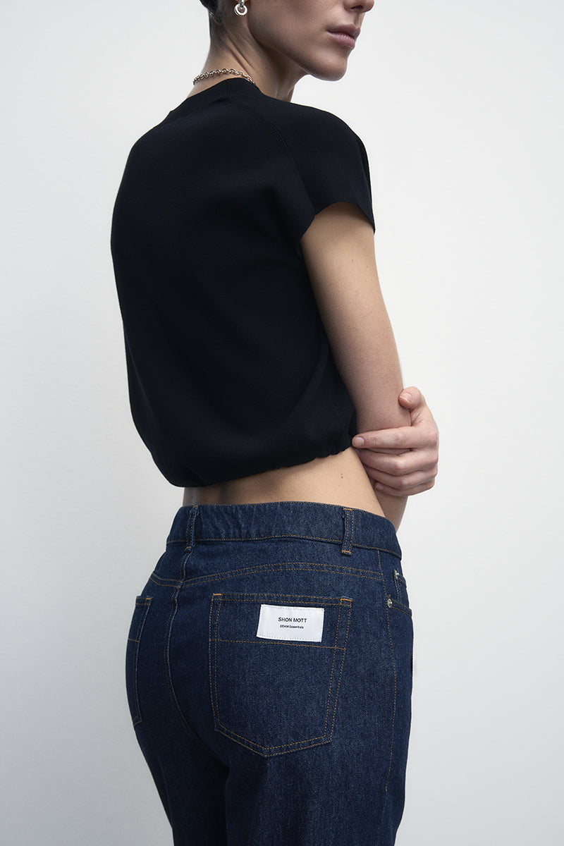 Indigo cotton denim