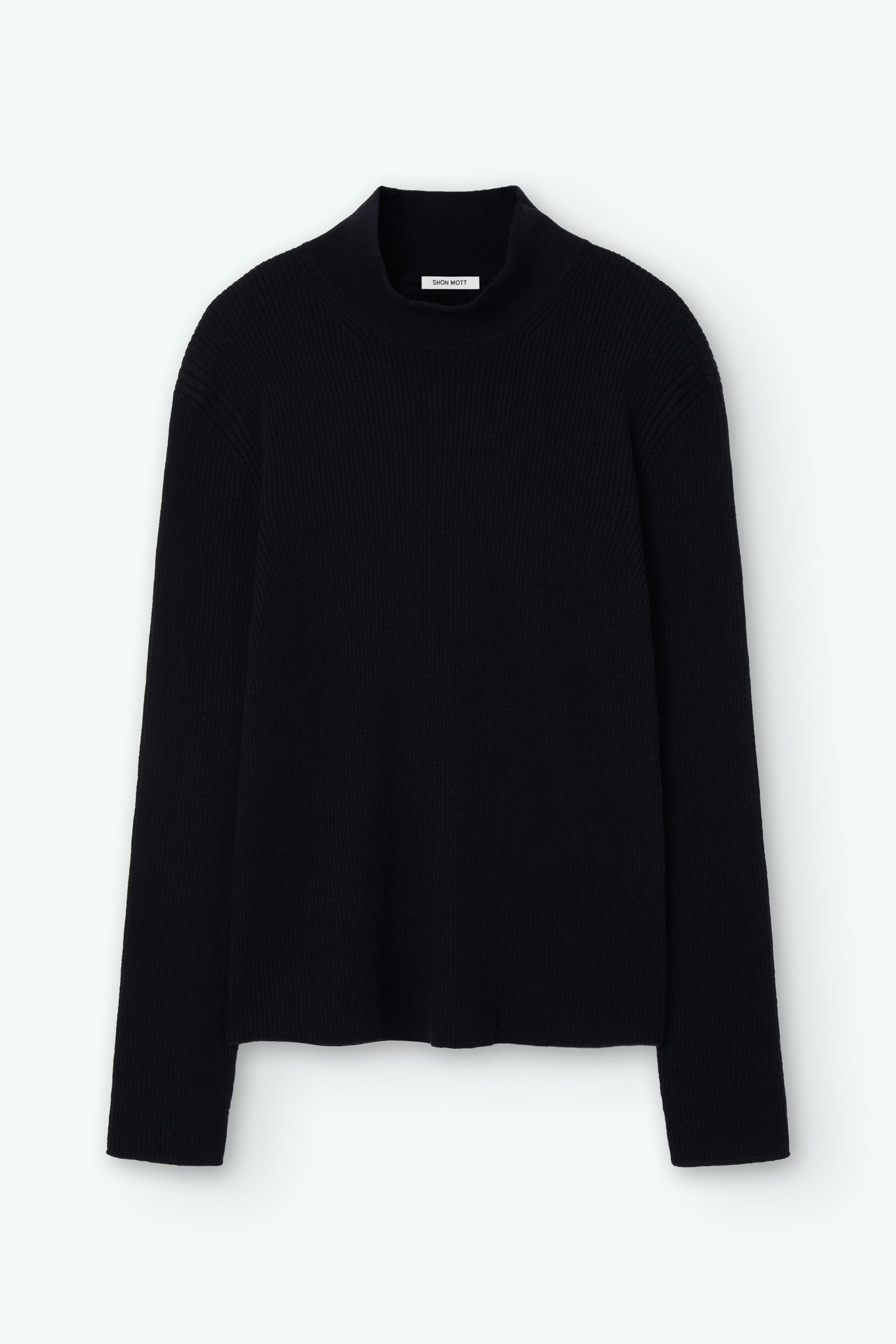 Jersey de cashmere con cuello perkins