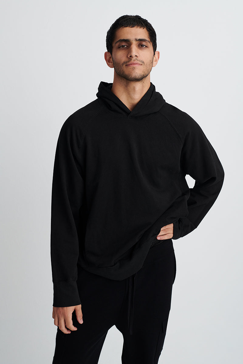 Cotton hooded sweatshirt