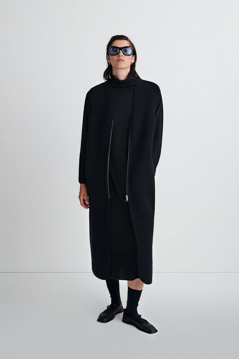 Merino Long wool vest