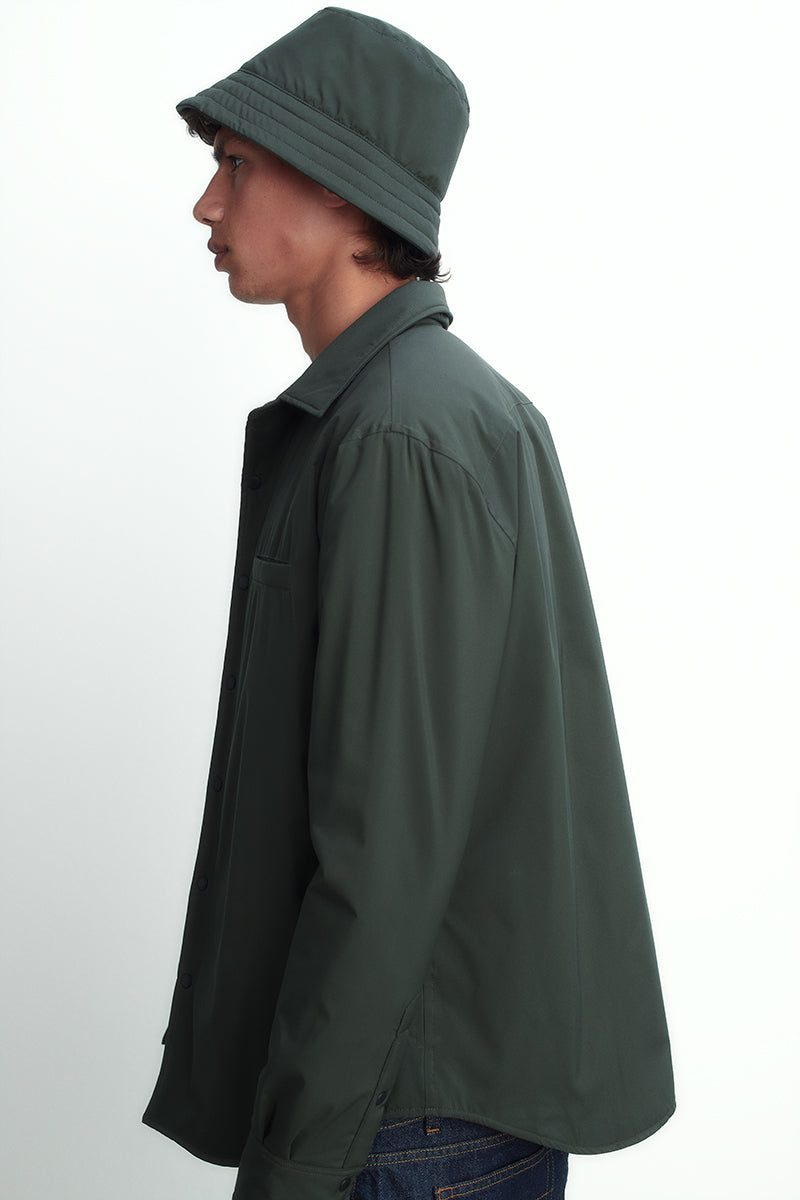 Technical fabric overshirt