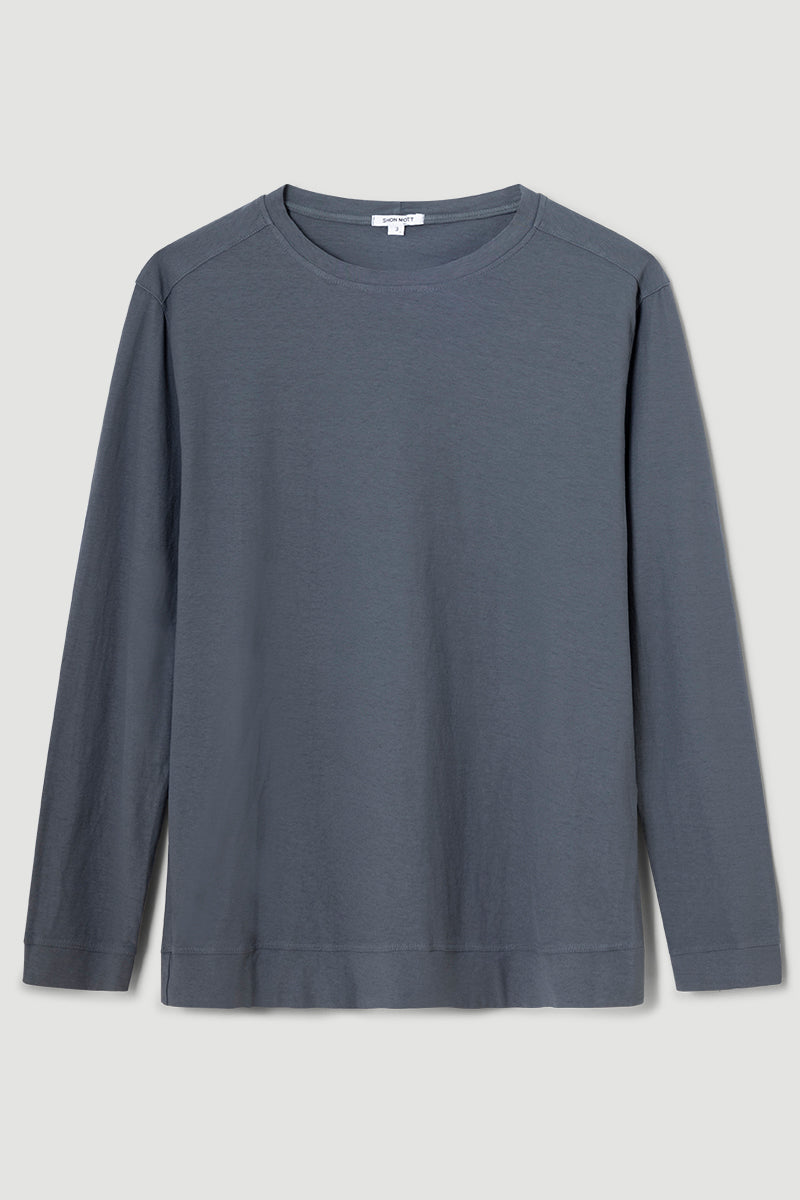 Ultralight cotton t-shirt with long sleeves