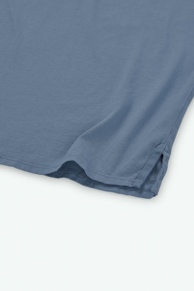 Long-Sleeve Cotton Polo