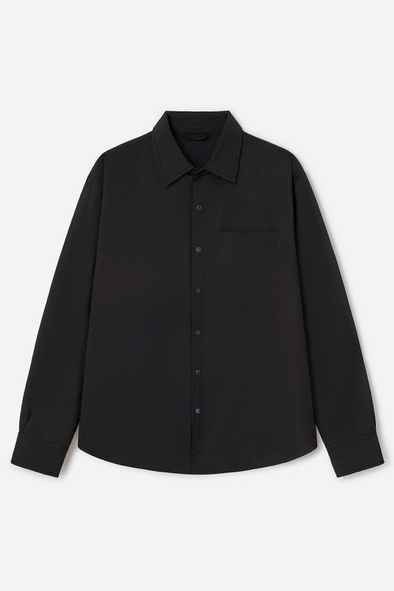 Technical fabric overshirt