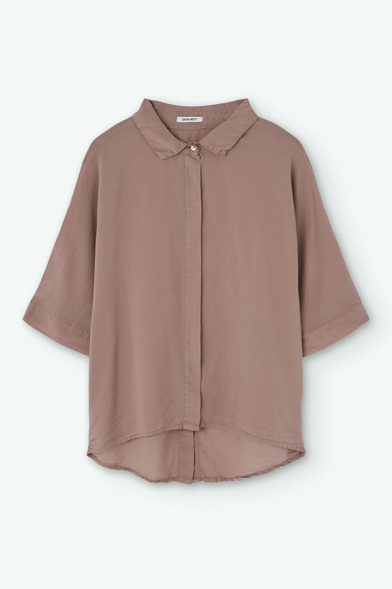 Polo Collar Blouse