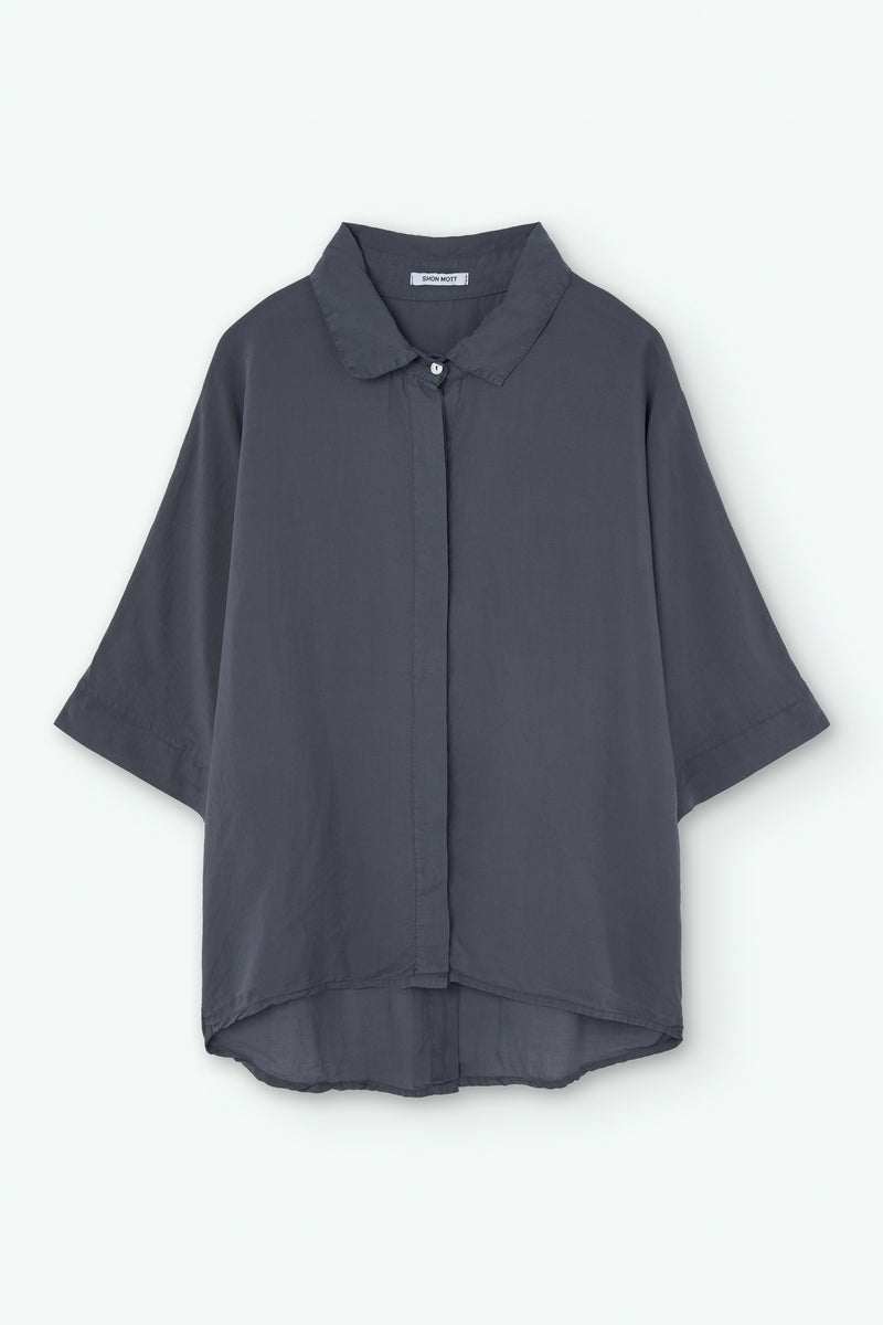 Polo Collar Blouse