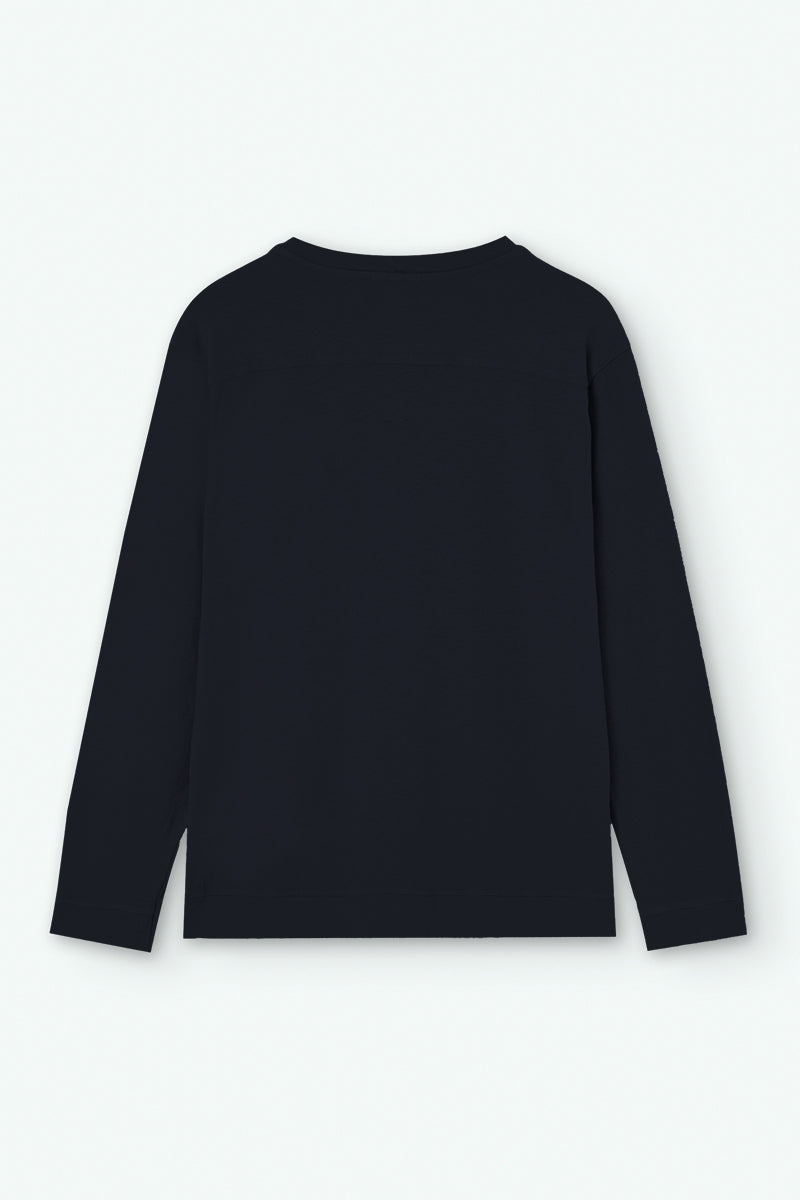 Long-Sleeve Linen T-shirt