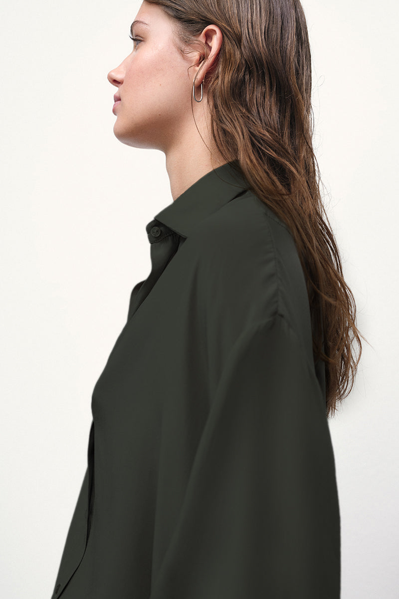 Camisa de seda oversize