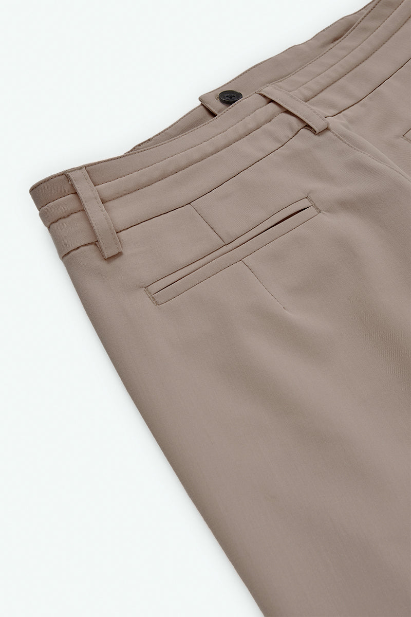 High-Waist Pleated Pants