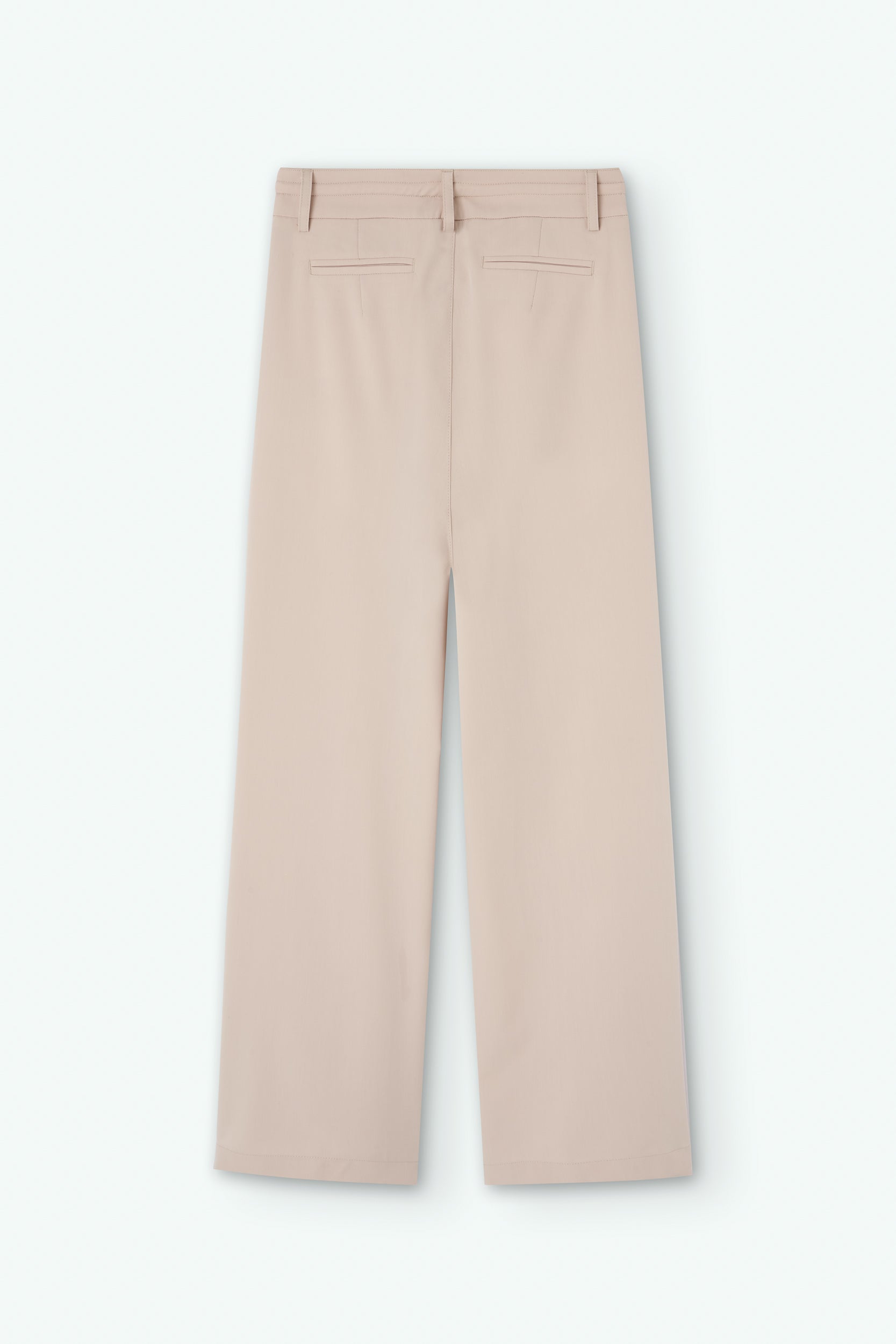 High-Waist Pleated Pants