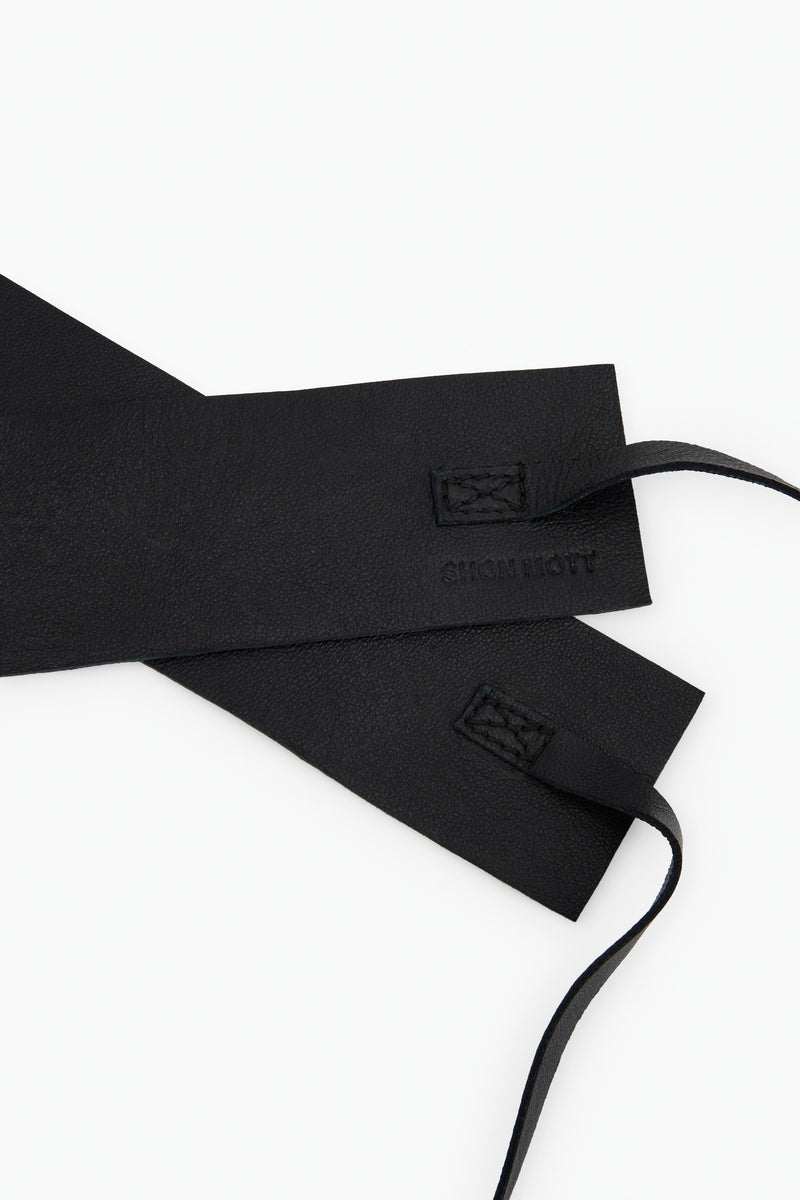 Mini leather belt