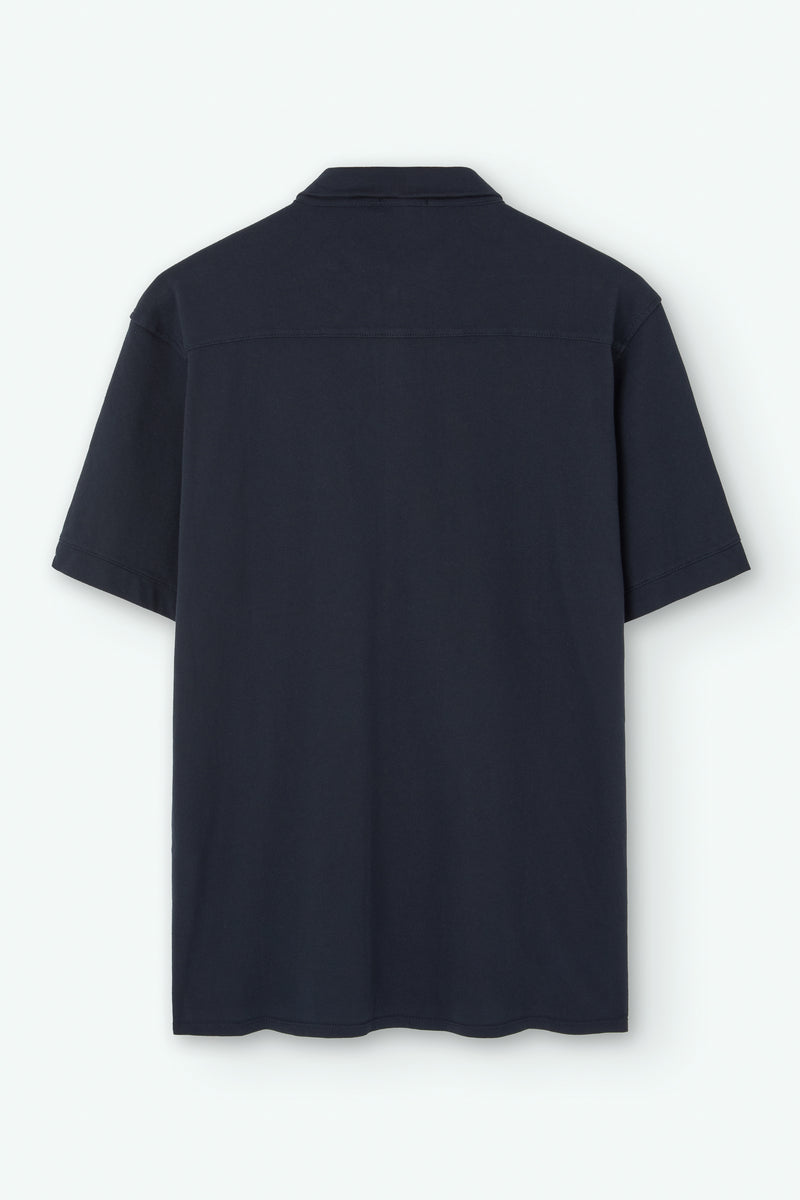 Camisa de pique con manga corta