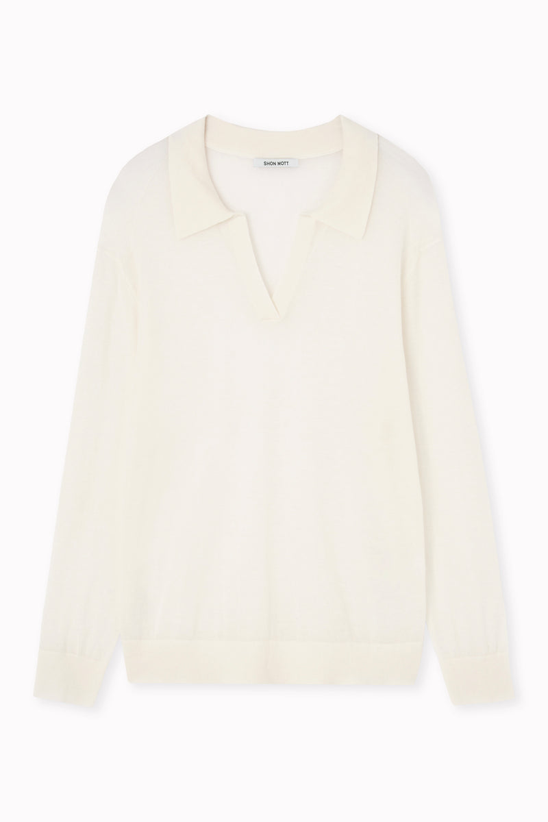 Oversized Cashmere Air Polo