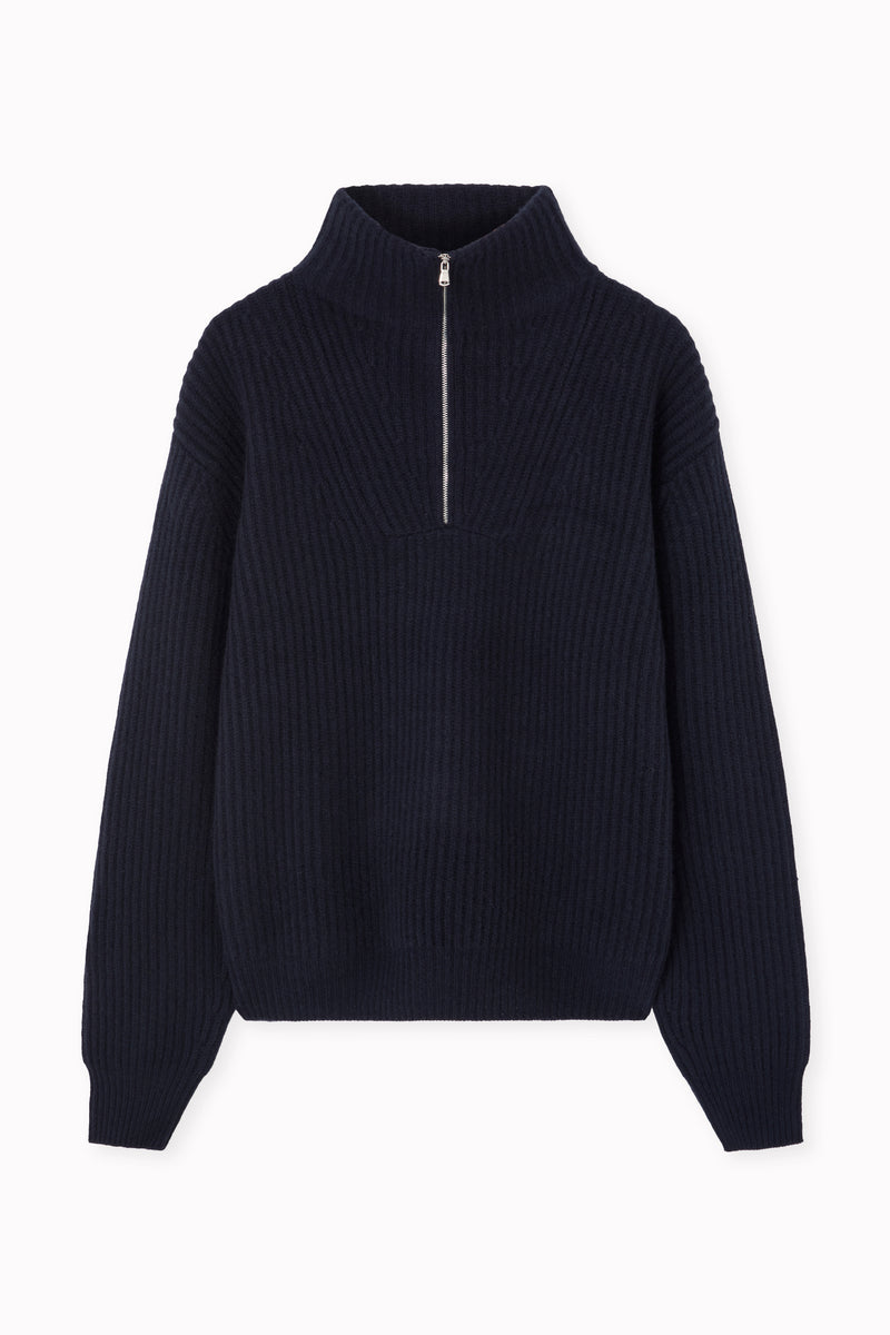 Cashmere High-Neck Sweater