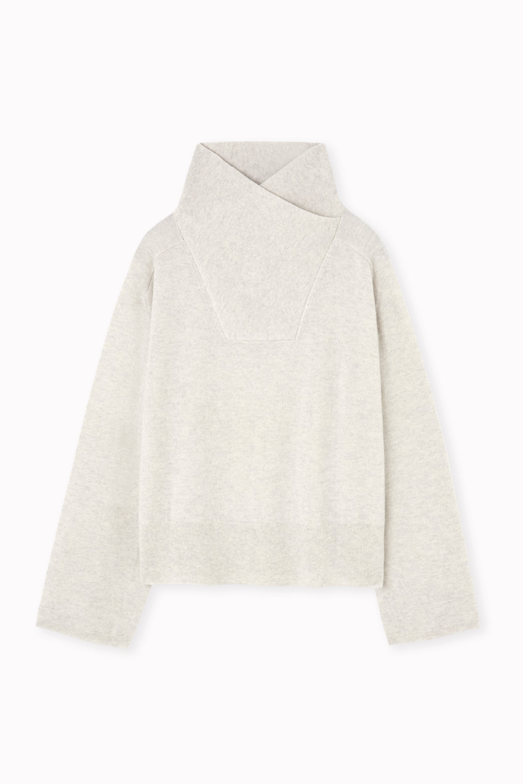 Cashmere Cross-Neck Sweater