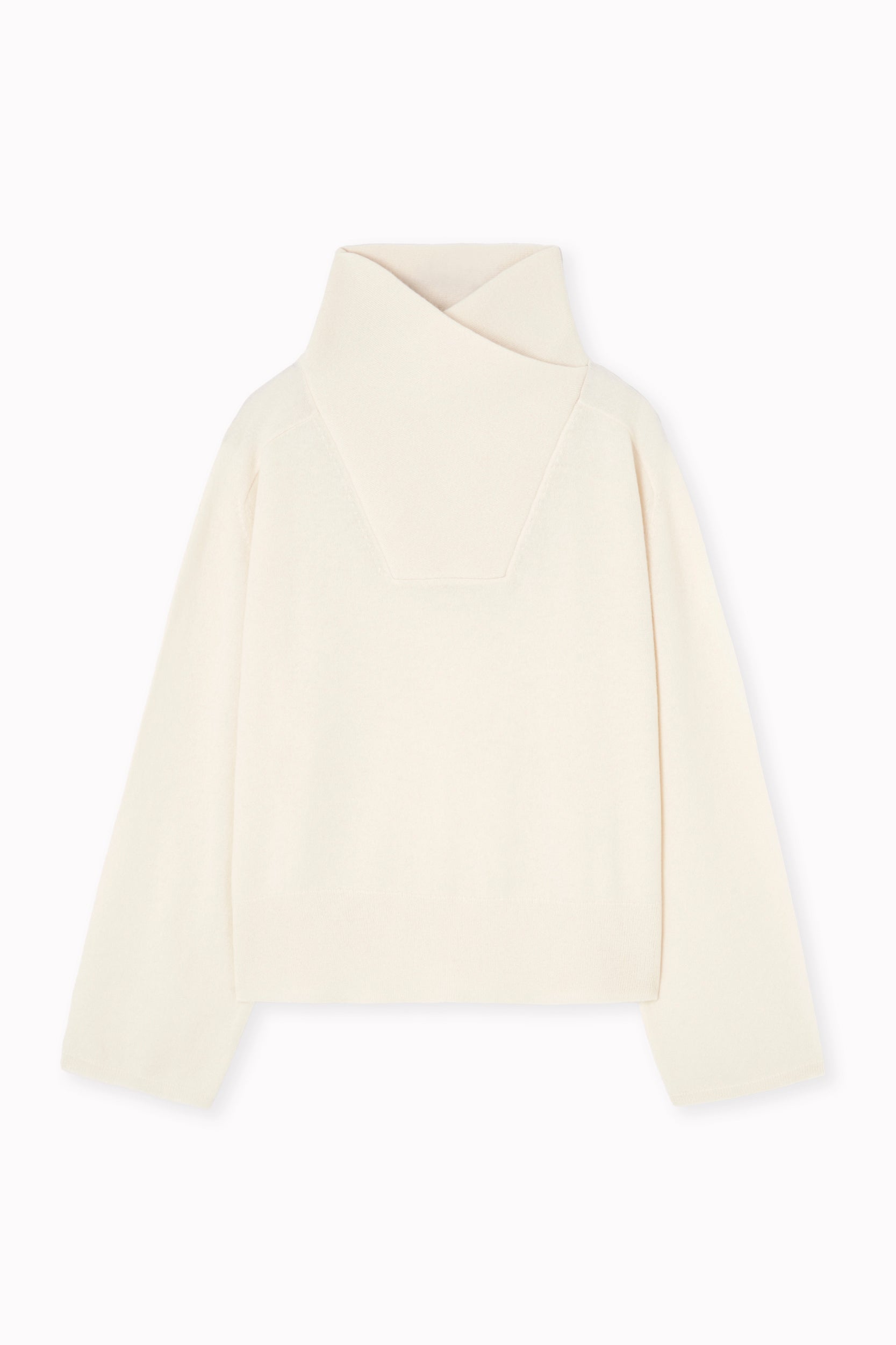 Cashmere Cross-Neck Sweater