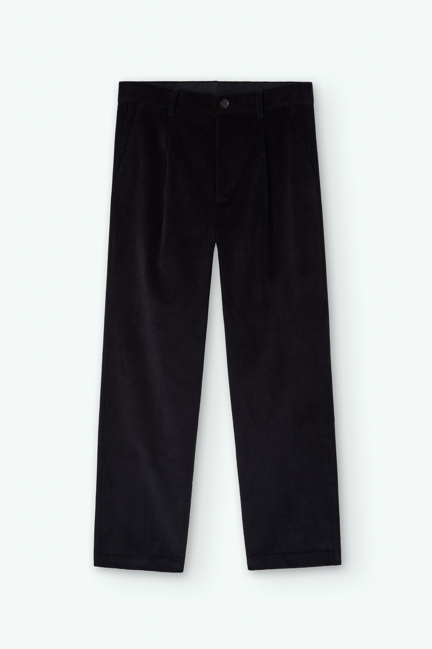 Pleated Corduroy Pants