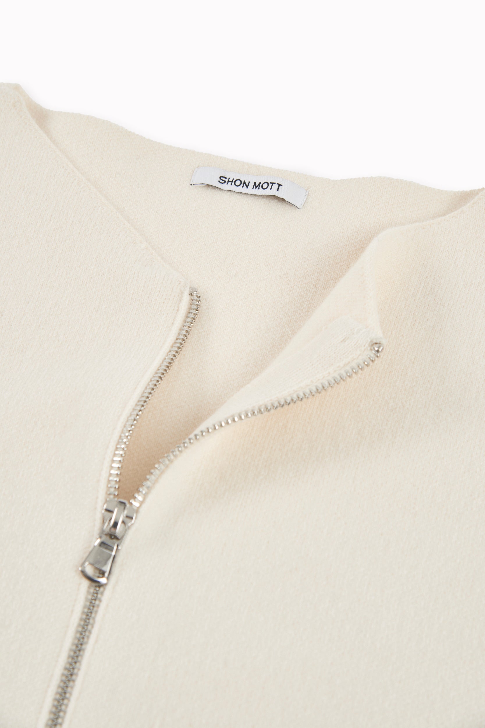 Chaleco de cashmere con cremallera