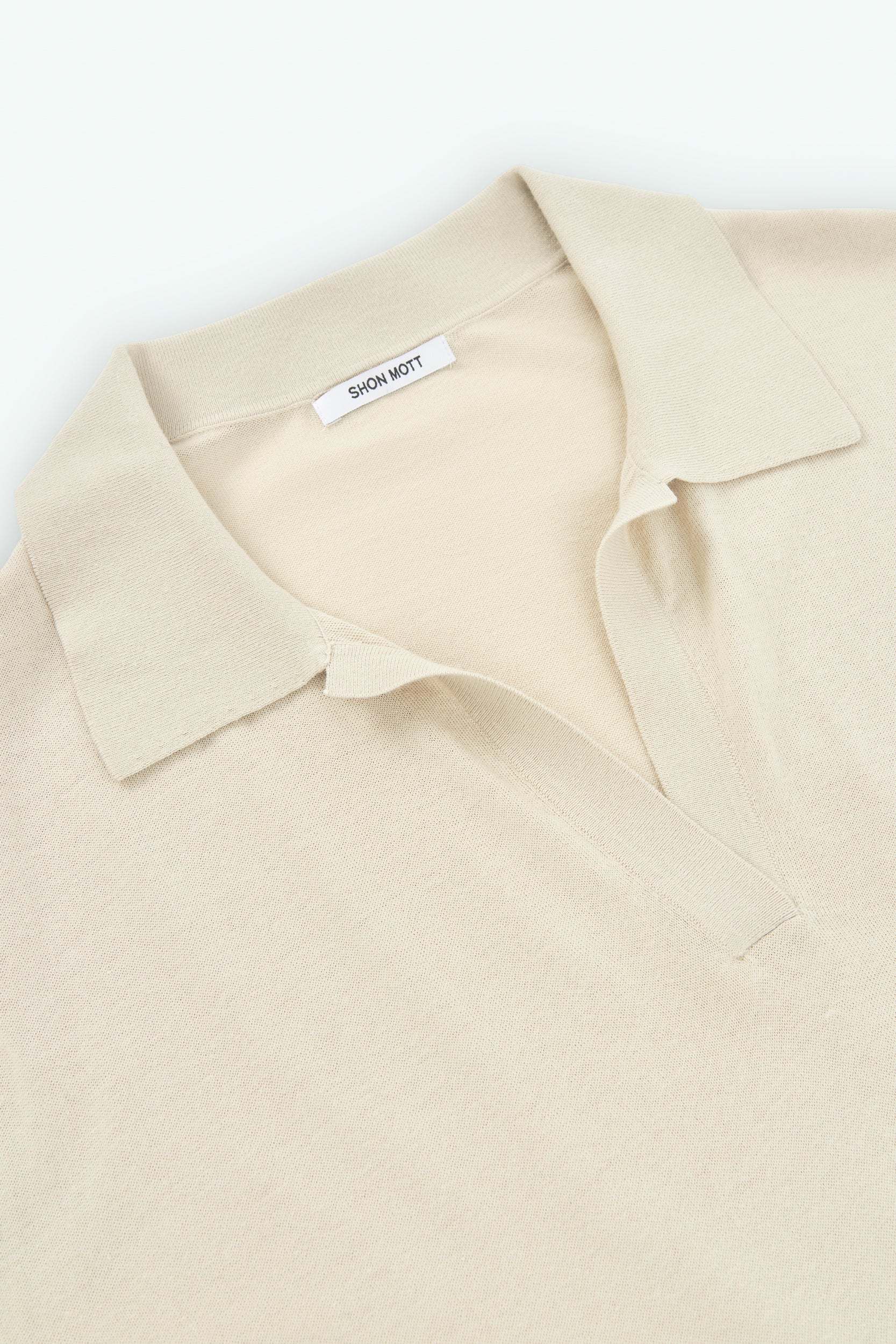 Oversized cotton polo shirt