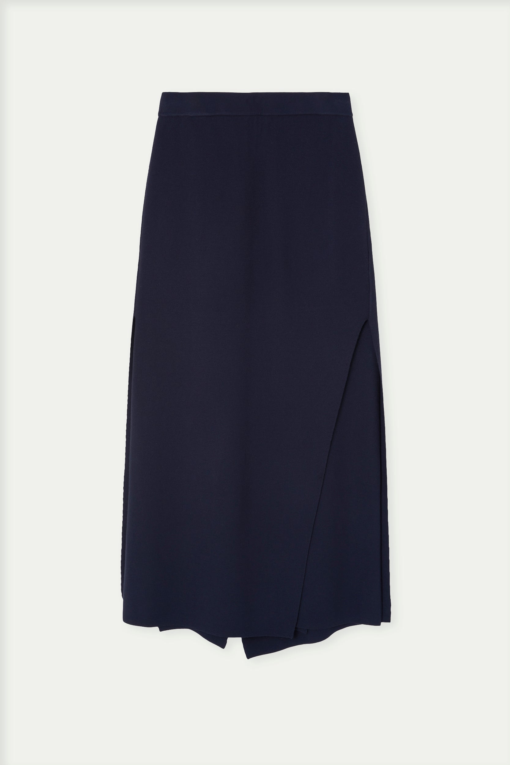 Falda de punto doble