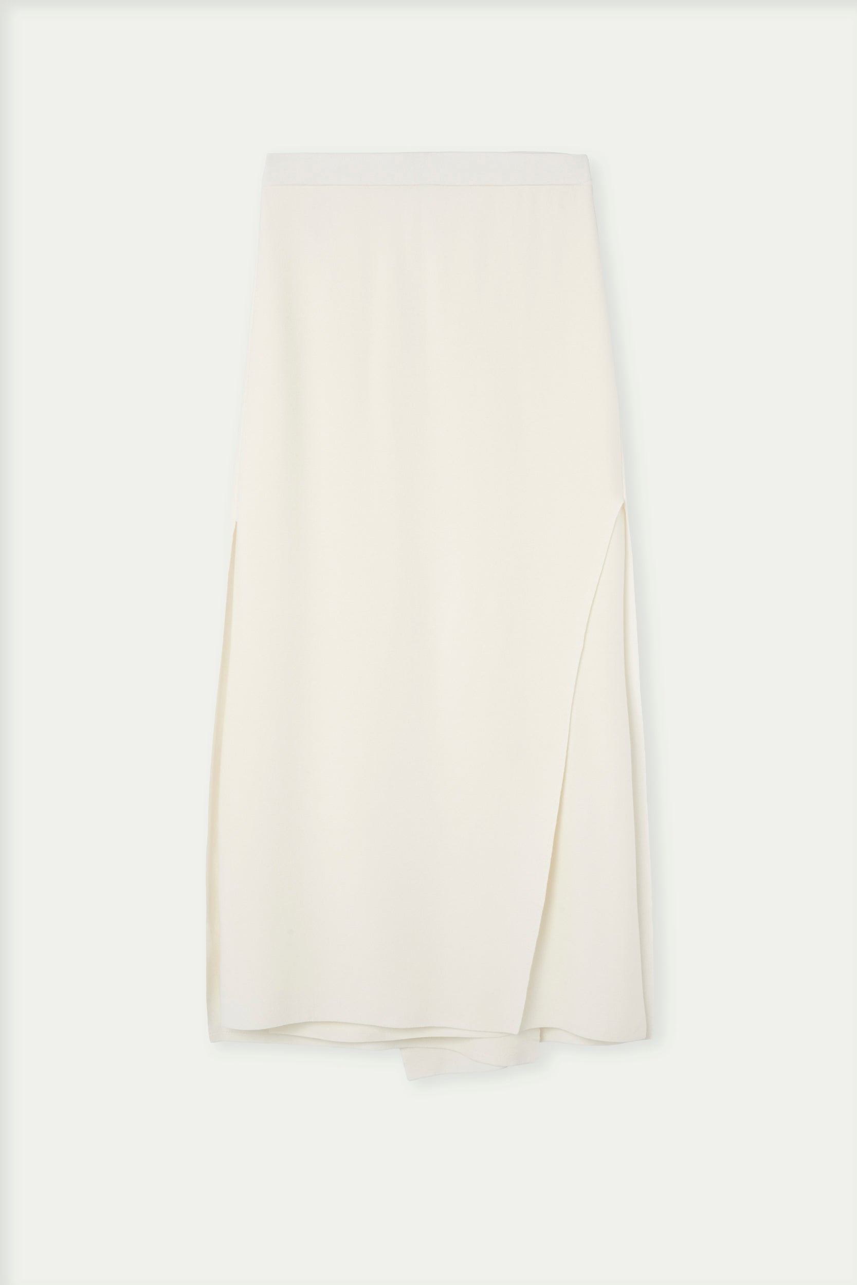 Falda de punto doble