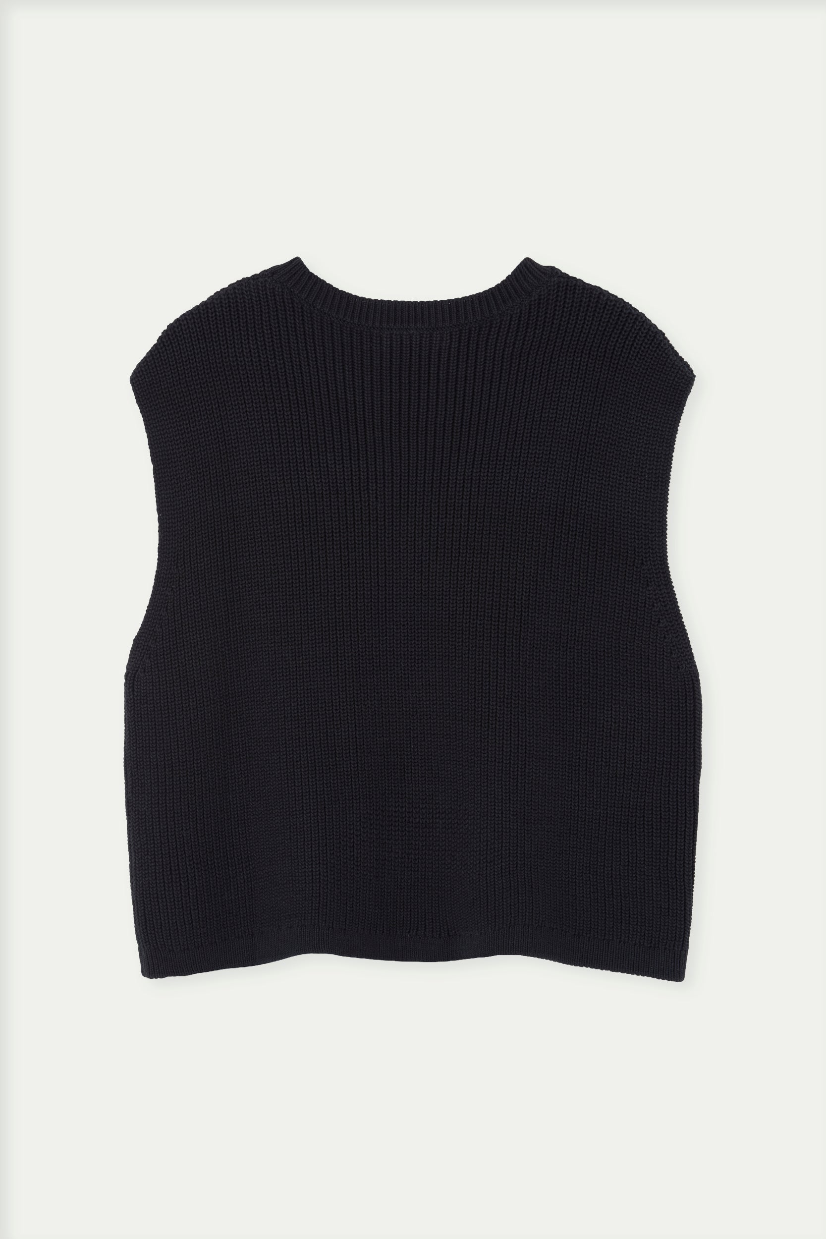 Chaleco en punto perlado