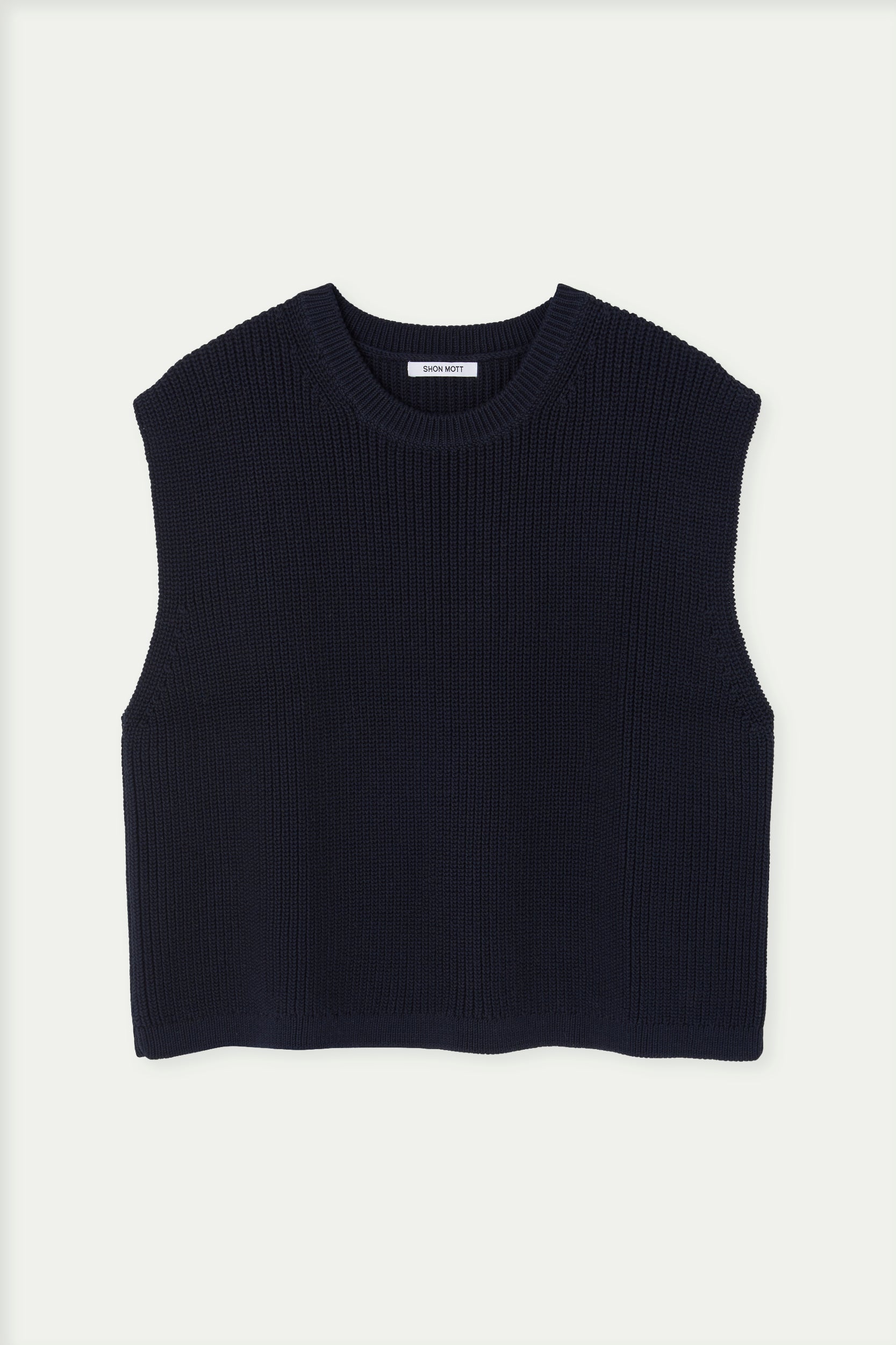 Chaleco en punto perlado