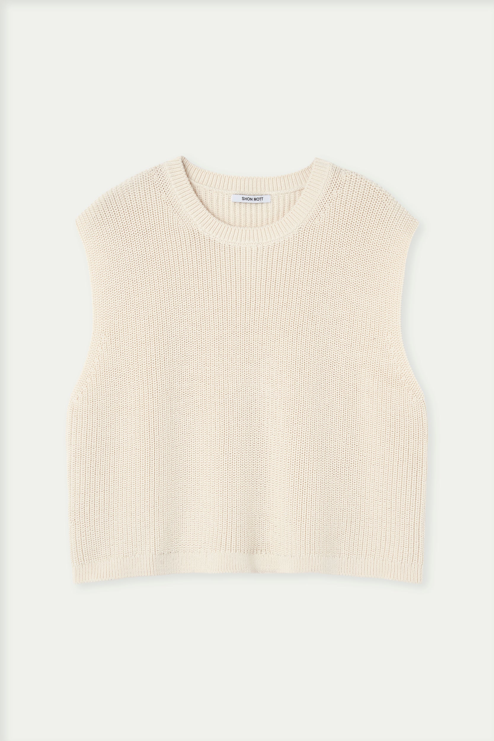 Chaleco en punto perlado