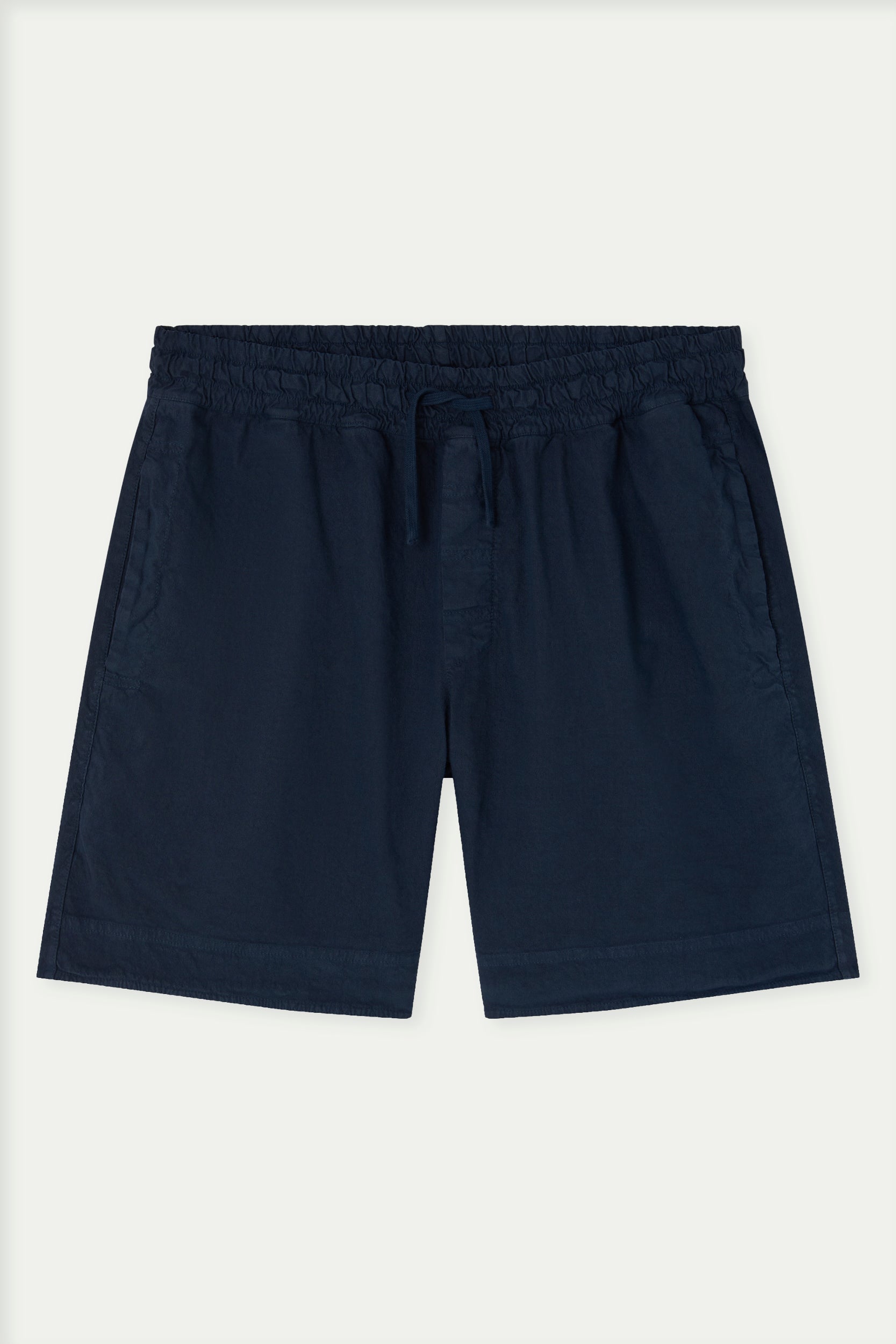 Shorts de algodón con lino