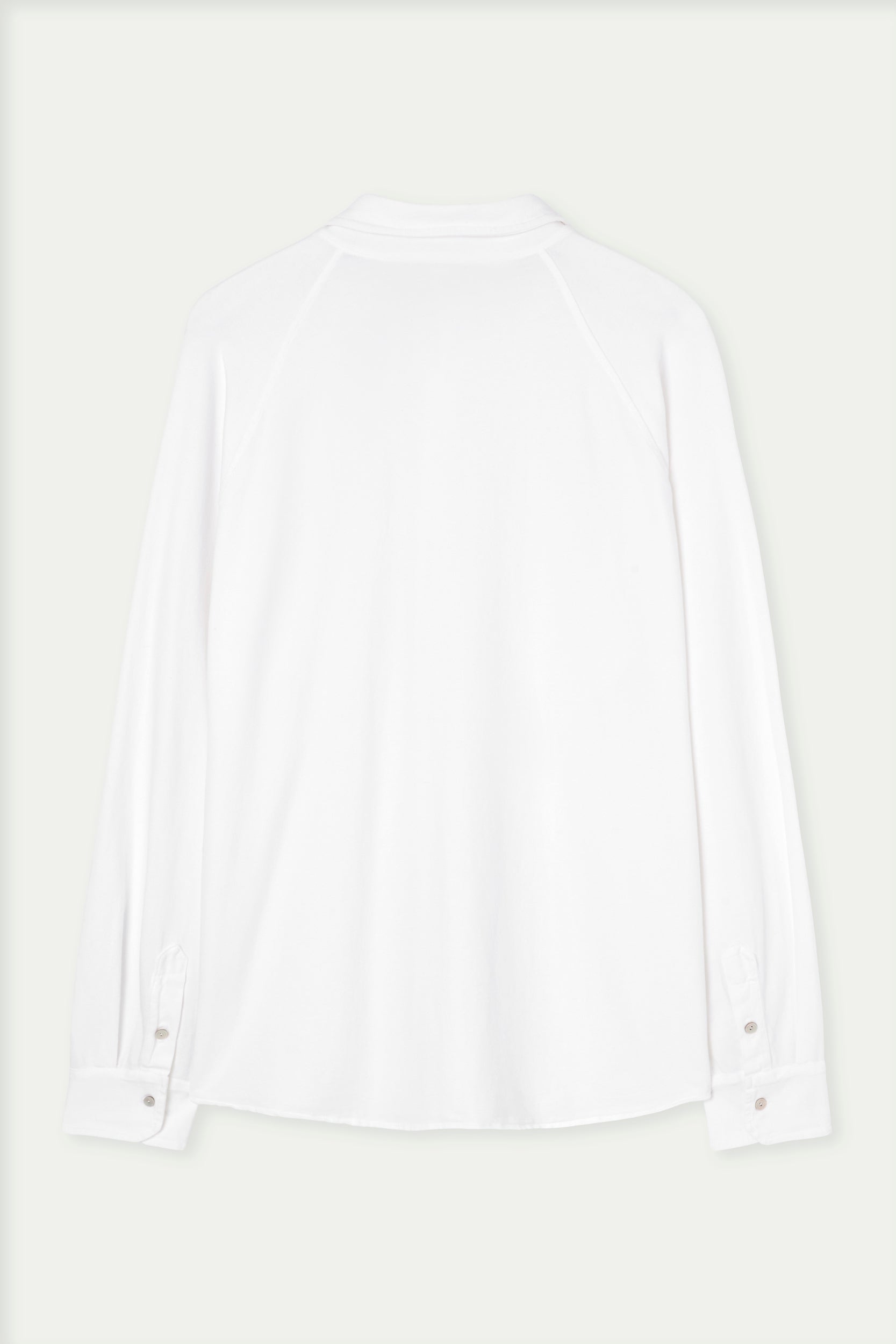 Cotton shirt with ranglan sleeve