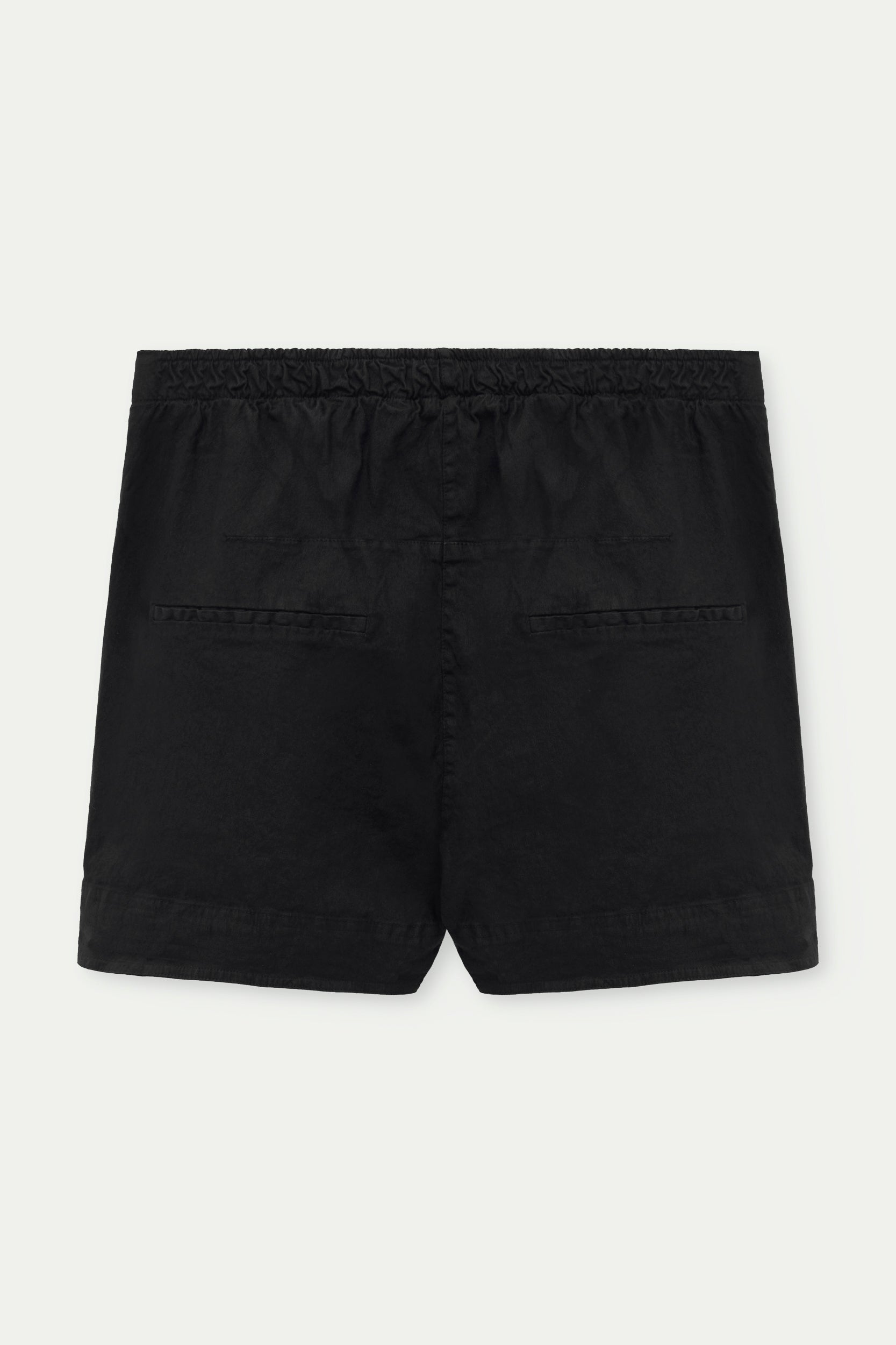 Shorts de algodón y lino