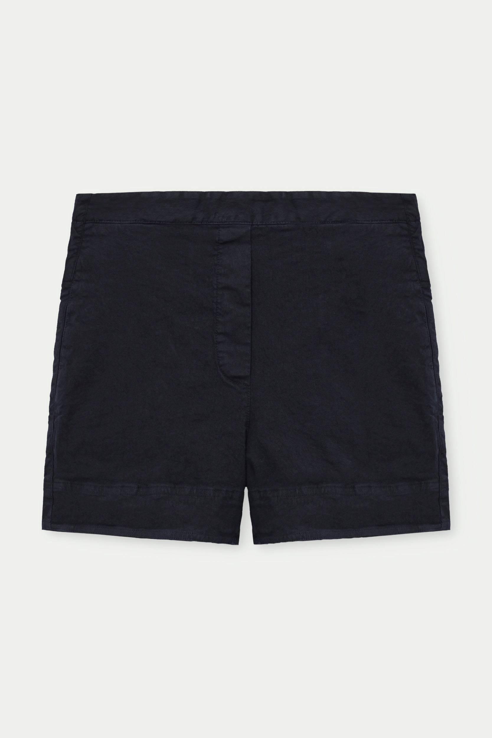 Shorts de algodón y lino