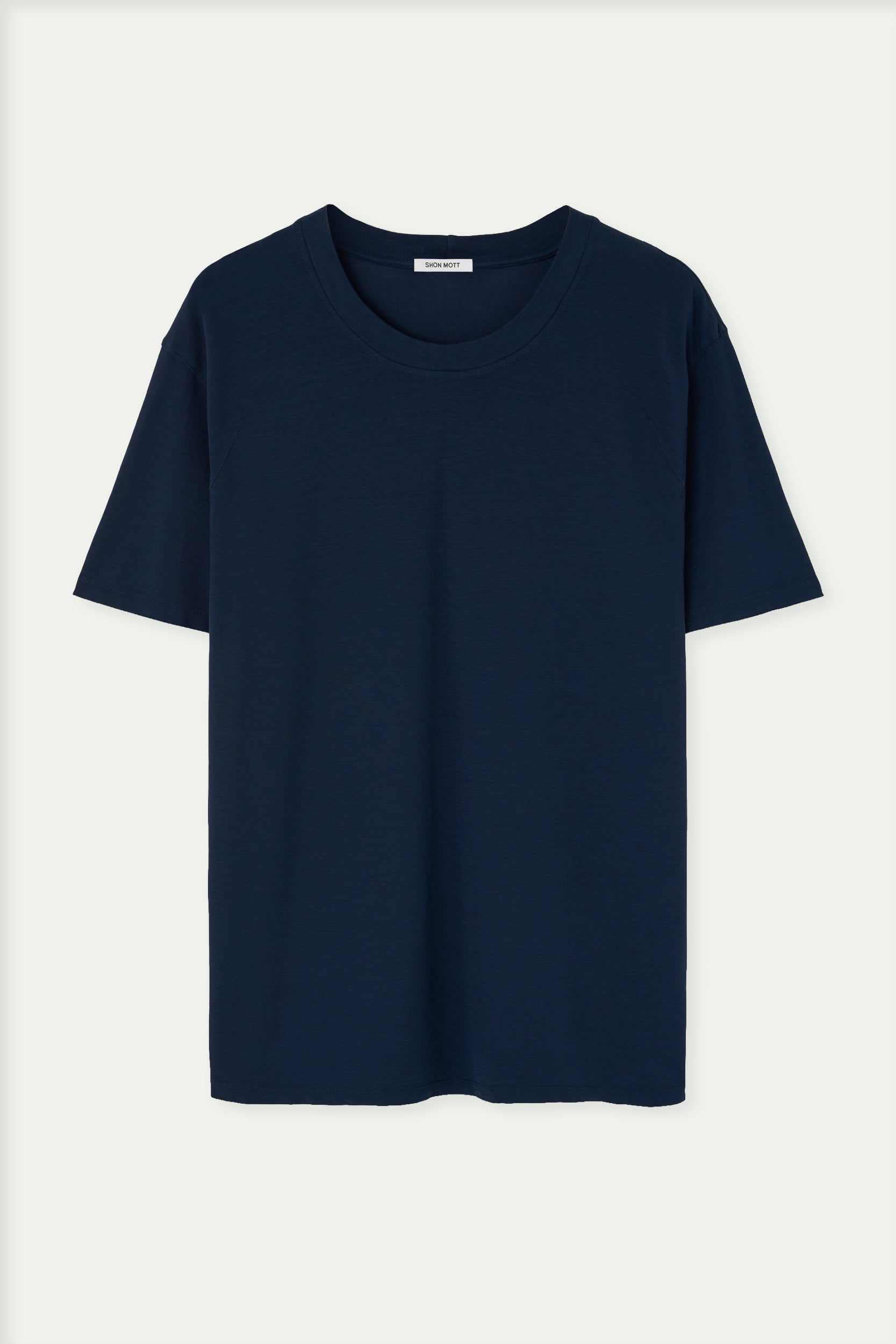 Extra-fine cotton T-shirt with ranglan sleeve