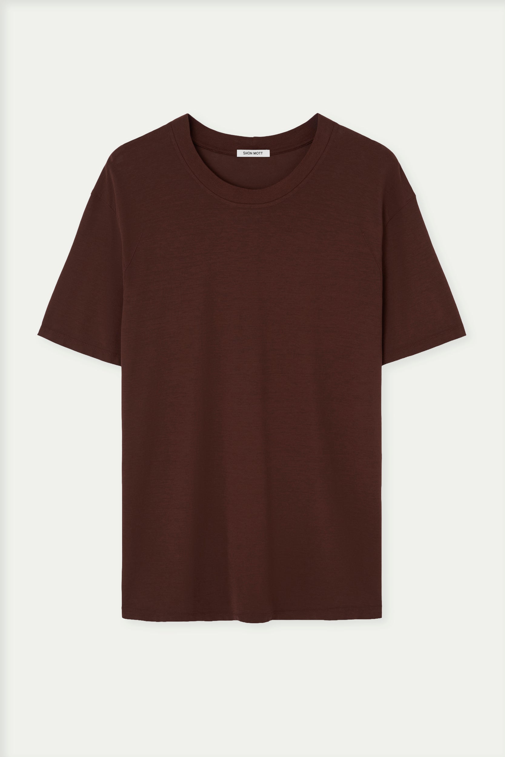 Extra-fine cotton T-shirt with ranglan sleeve