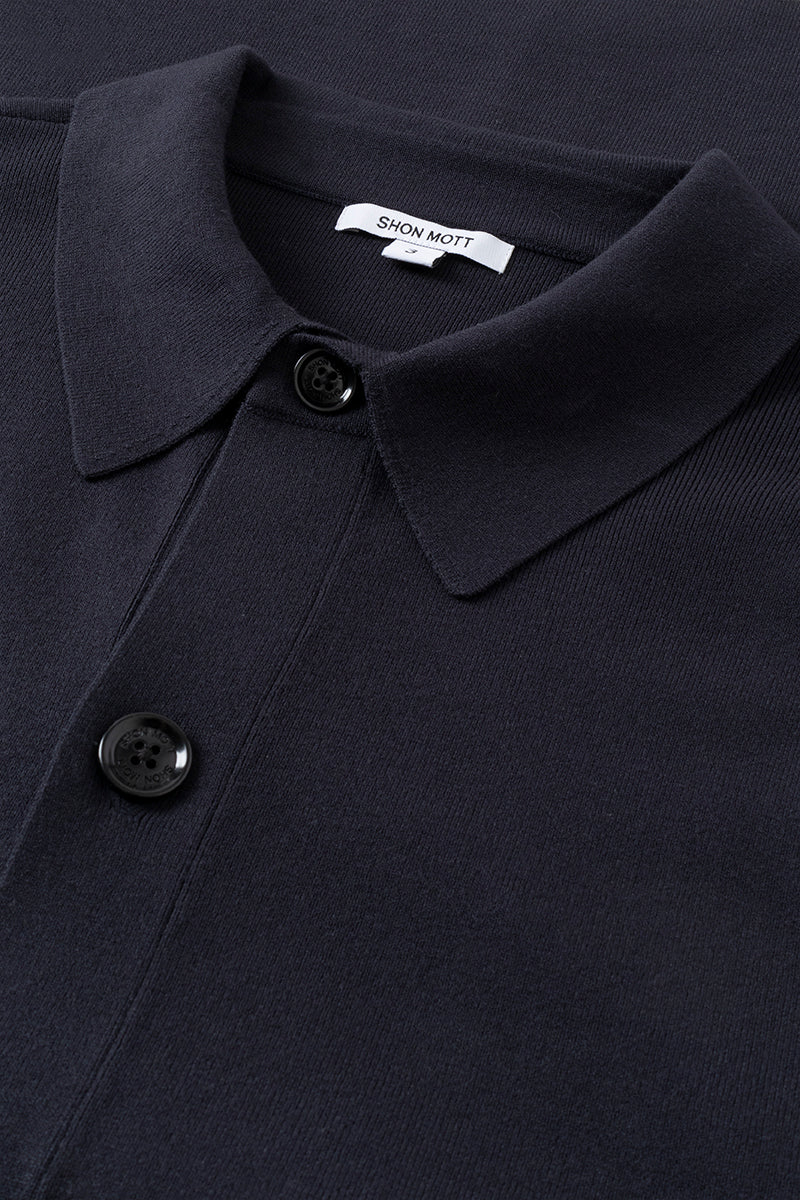 Double-Face Knit Overshirt