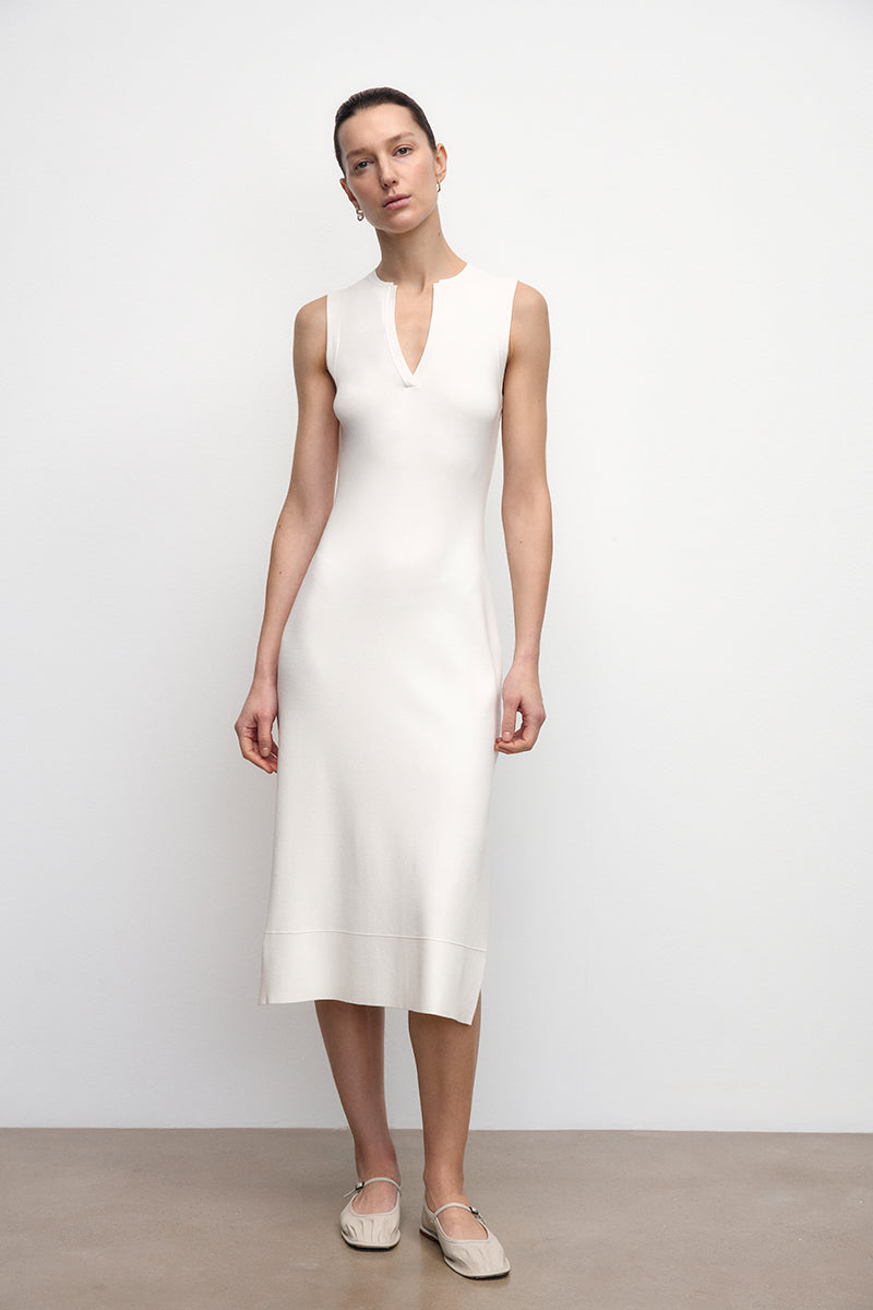 vestido de punto doble