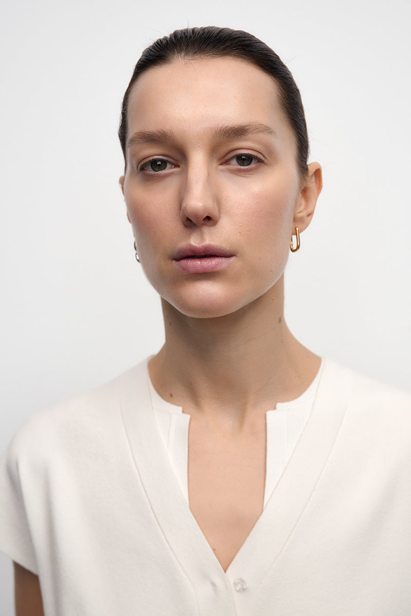 "Japan" Double-Face Knit  Top