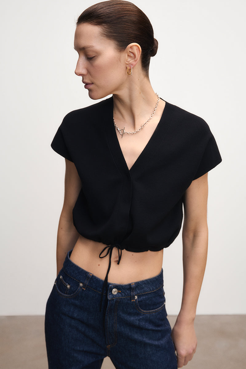 "Japan" Double-Face Knit  Top