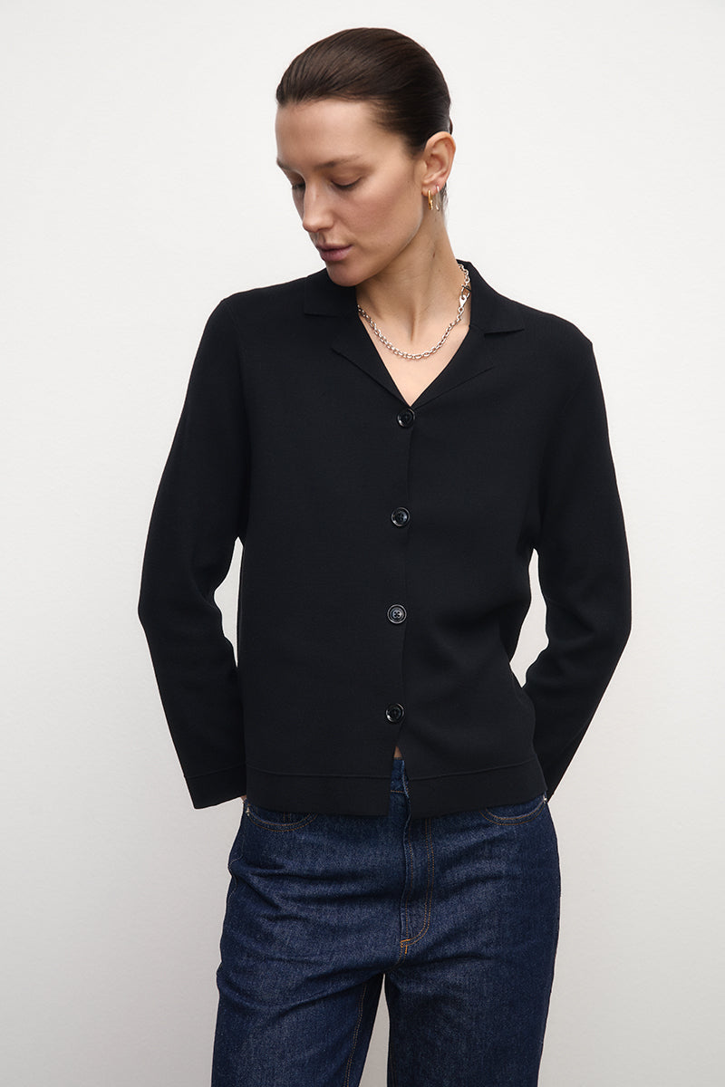 Double-Face Knit Overshirt