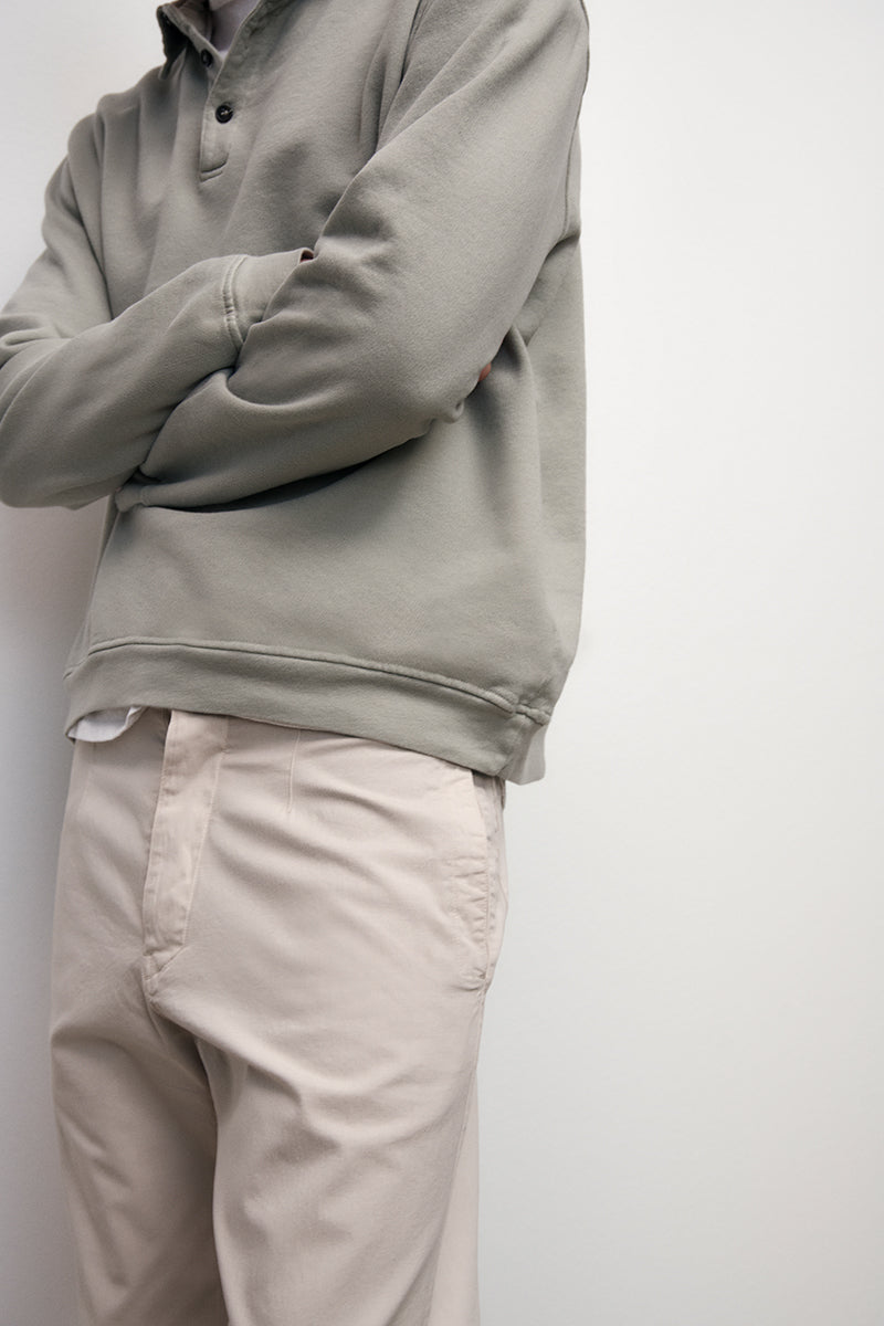 Pantalón amplio de algodón