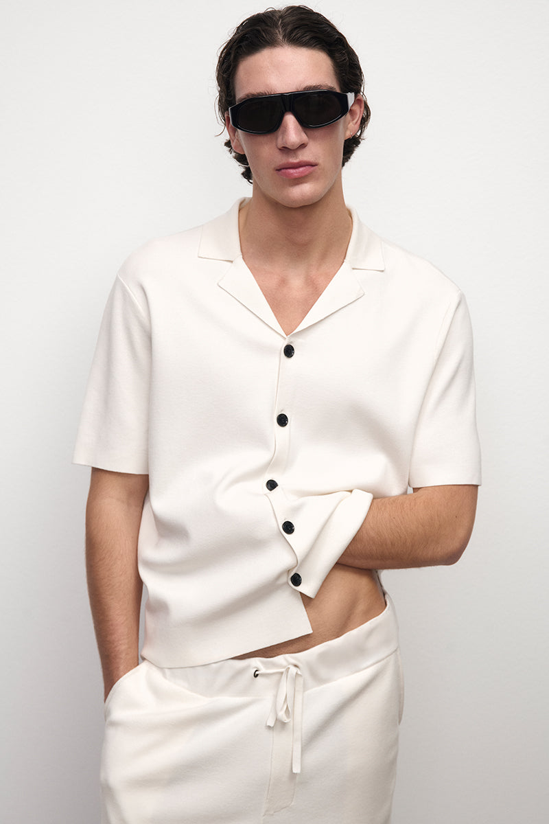 Camisa de punto doble