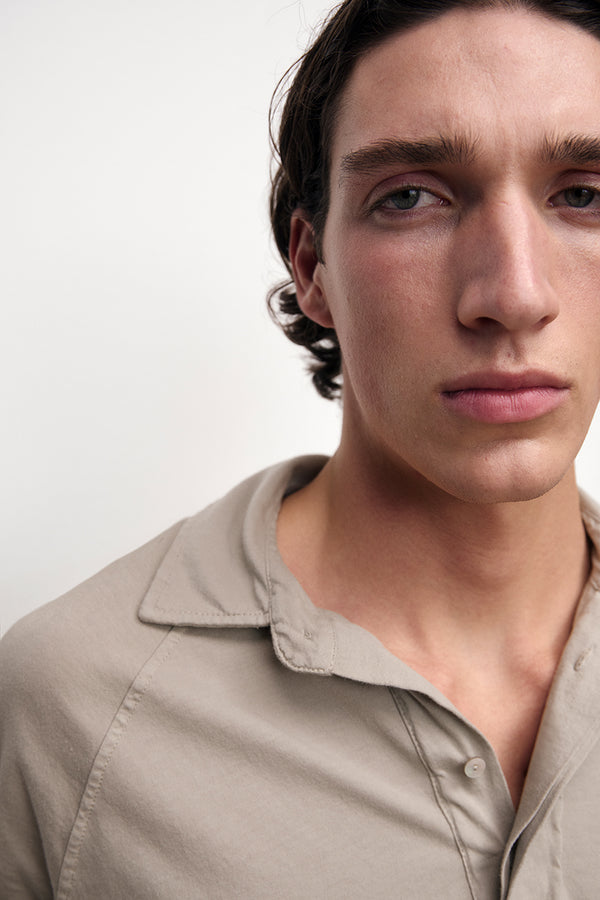 Long-Sleeve Cotton Polo
