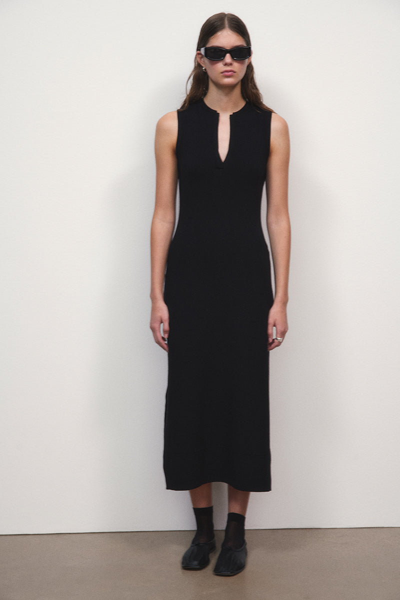 vestido de punto doble