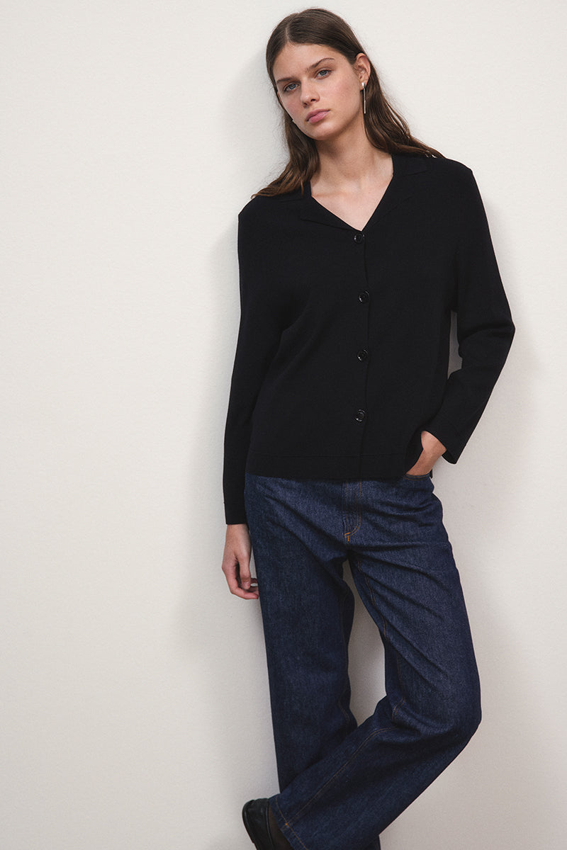 Double-Face Knit Overshirt