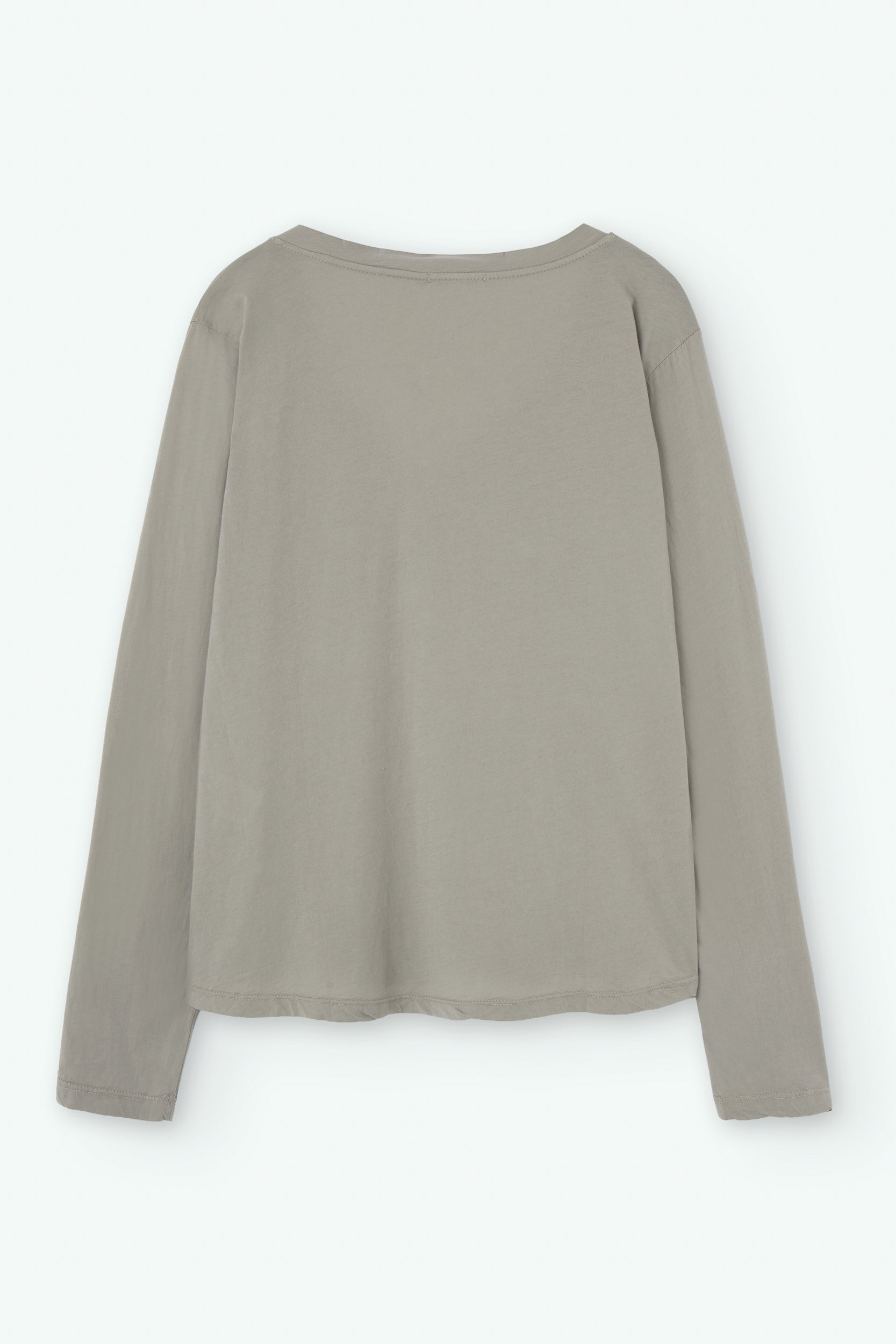 Camiseta de algodón con cuello V