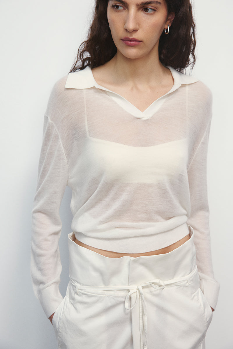 Polo oversize de cashmere air