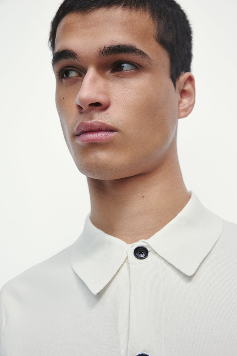 Double-Face Knit Overshirt