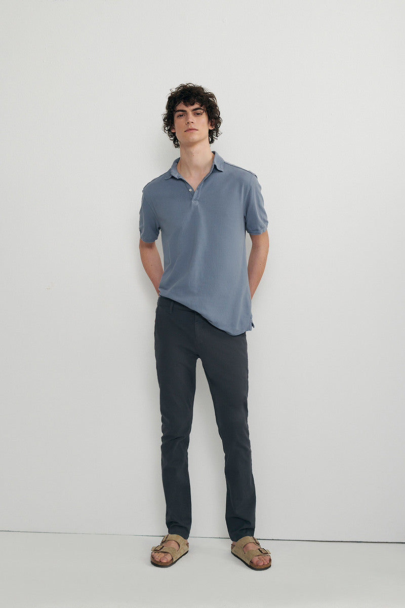 Polo de piqué de algodón - White  - 100% Algodón