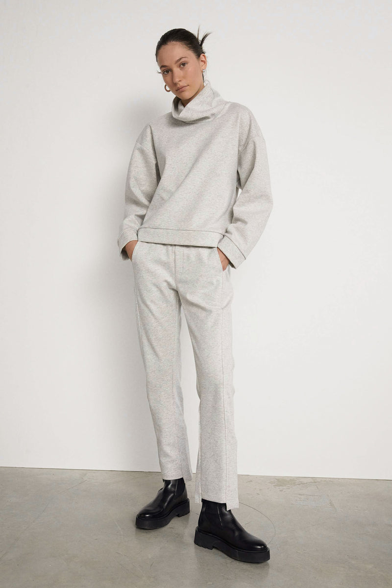 Fleece turtleneck sweater - Grey VX